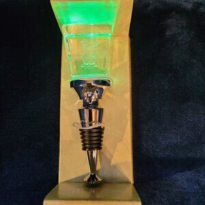 Laser Etched LED Wine Stopper